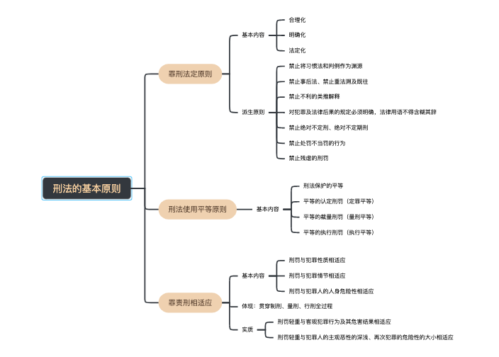 刑法的基本原则