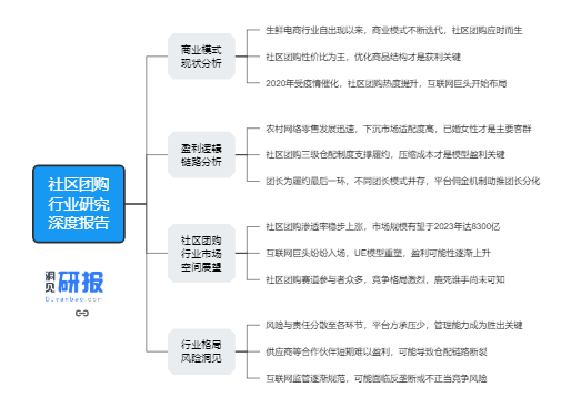 社区团购研究报告