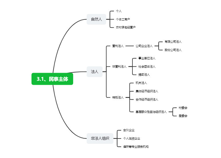 民法典总则3.1、民事主体