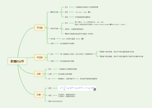 八年级数学下册数据的分析